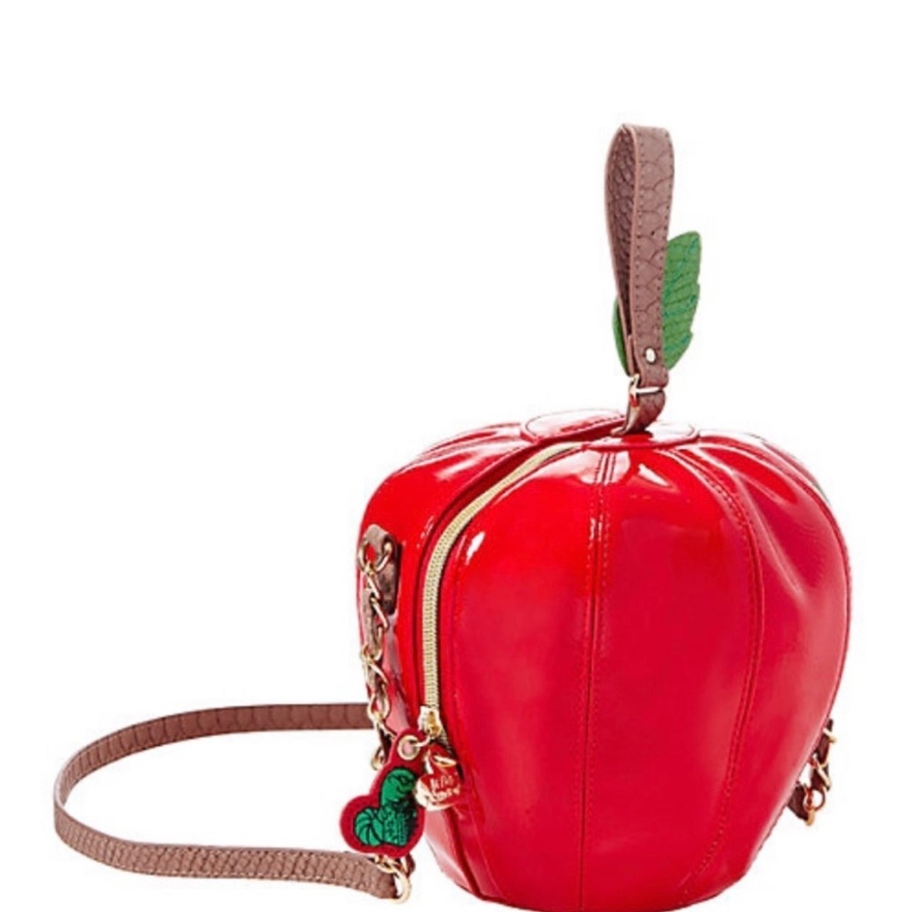 Betsey Johnson Rare Apple Orchard Crossbody Bag Purse